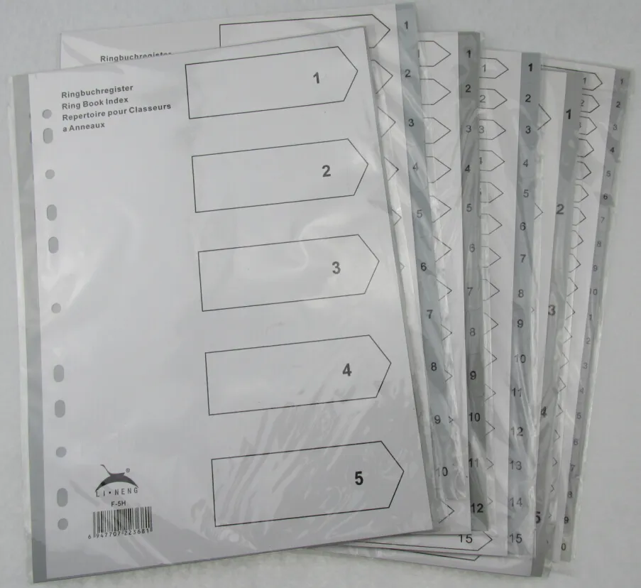 Assorted Color Paper Index Divider (L1003)