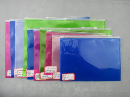 Horizontal Envelop Bag with Magic Tape/PP Document Bag (F043)