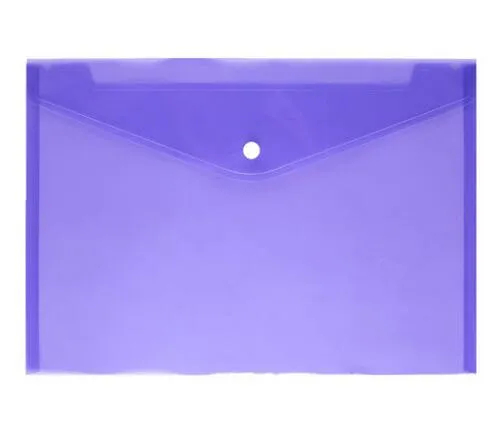 Custom Logo A4 Envelope File Folder with Snap Button
