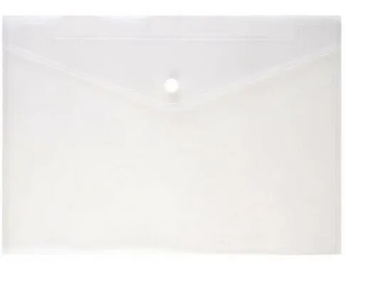 Custom Logo A4 Envelope File Folder with Snap Button