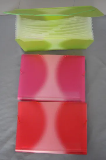 A4/FC 7 Pockets Printing Expanding File (E1501A)