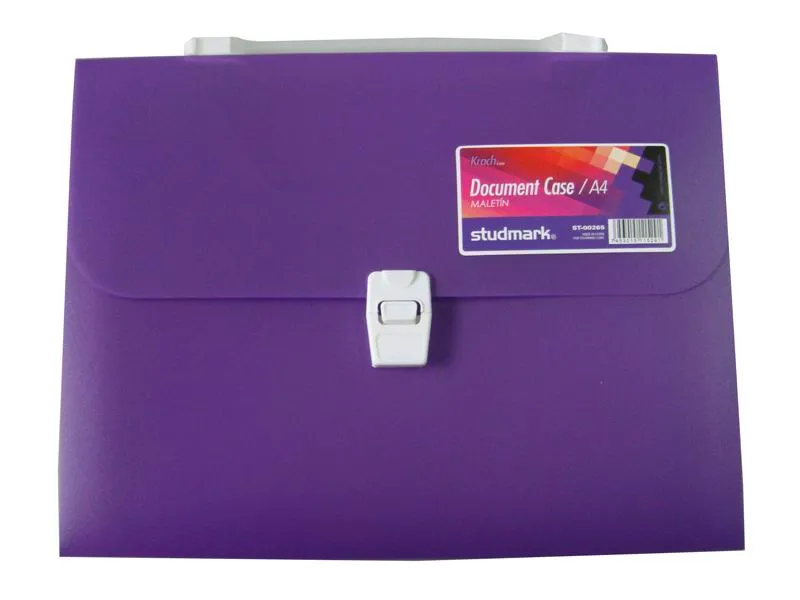 Colorful Expanding File with Button and Handle
