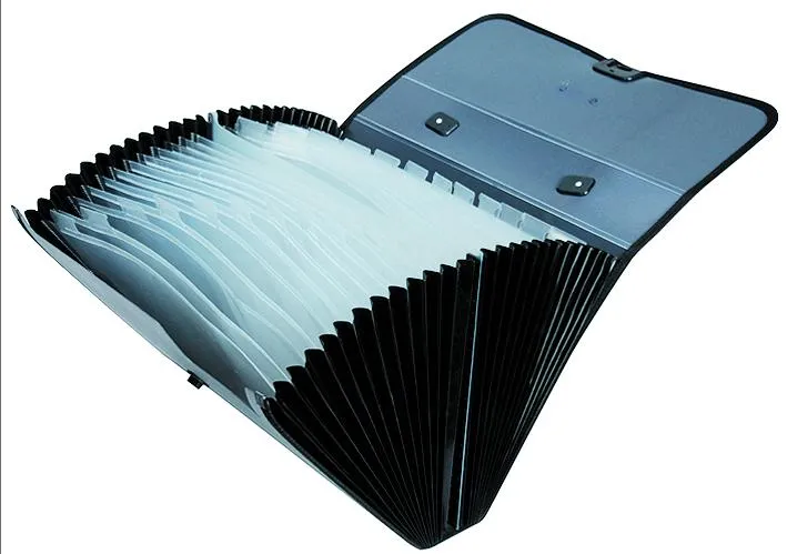 Contrast-Collar Expanding File - 13 Pockets (E1506)