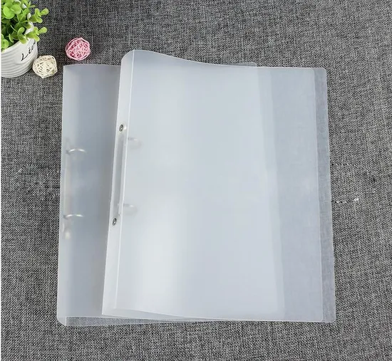 Customized 2 Ring Plastic File Folder