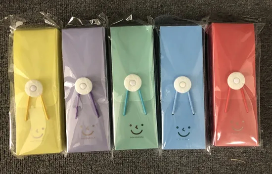 PP Pencil Case with Button for Children