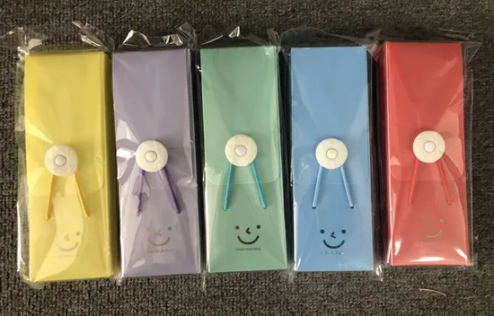 PP Pencil Case with Button for Children