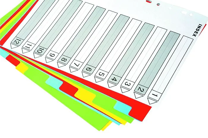 3 Hole Index Divider/ Pocket Portfolio (F-A002)