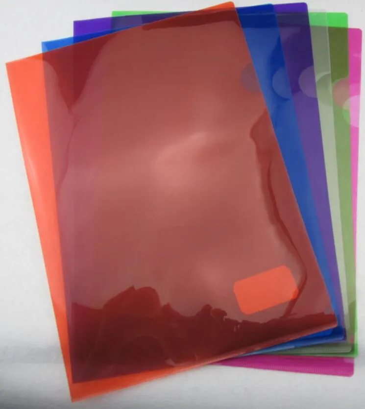A4/FC Assorted Color L Shaped Folder (F-A014)