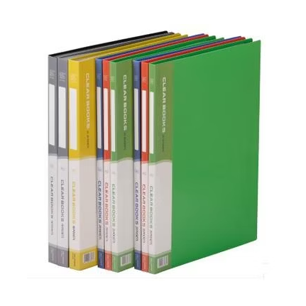 File Folder - Clear Book in Bright Color (F2109-1)