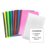 School Office 20 Sheets Clearbook Long and Short Size with Spiral