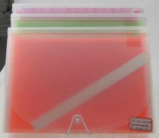 Cusomized Expanding File with Colorful Inner Pockets (E076)