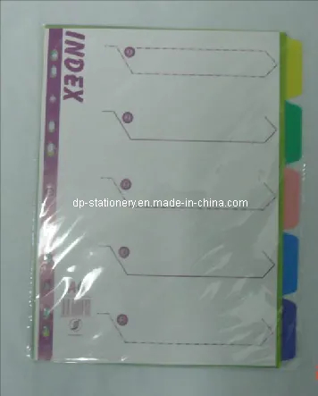 Index Tab Divider, Plastic File Folder(B3107)
