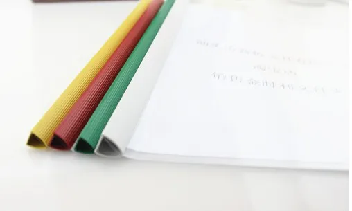 Transparent Color Folder with Plastic Bar /Slide -Lock Folders F2032)