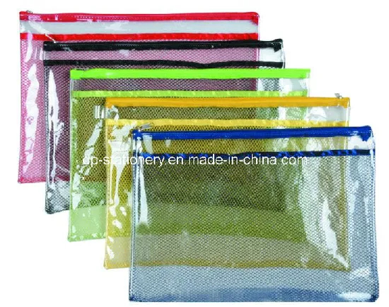 PVC Colorful Zipper Bag (V7101)