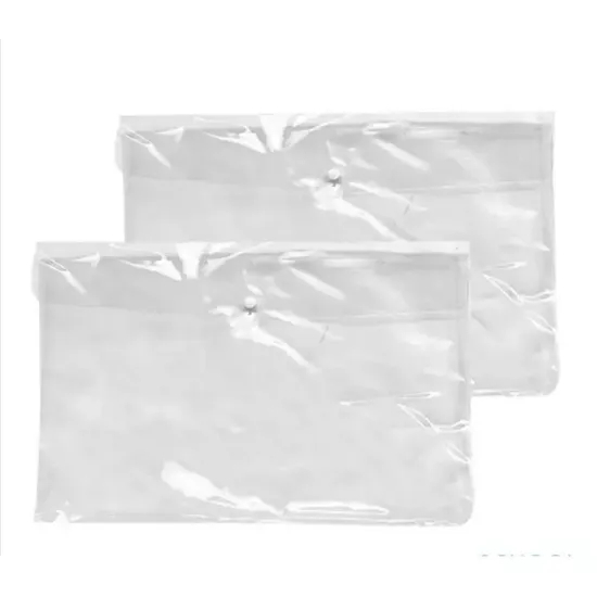 Plastic Envelope with Snap Button