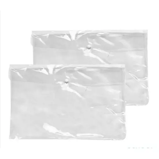 Plastic Envelope with Snap Button