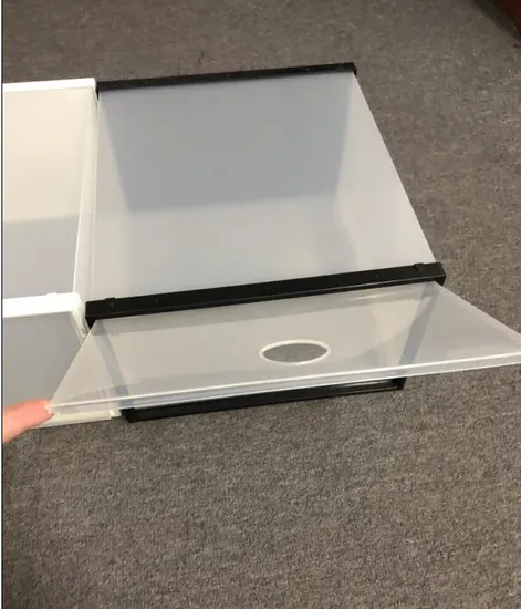 Transparent Plastic Shoe Box Storage for Wholesale