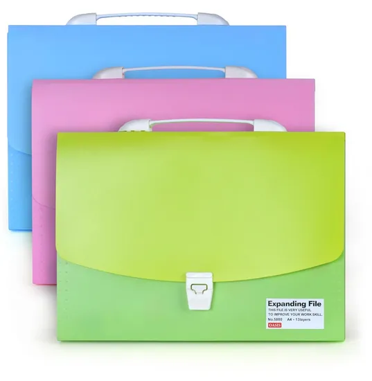 Expanding File with Handle and Button (E1118)