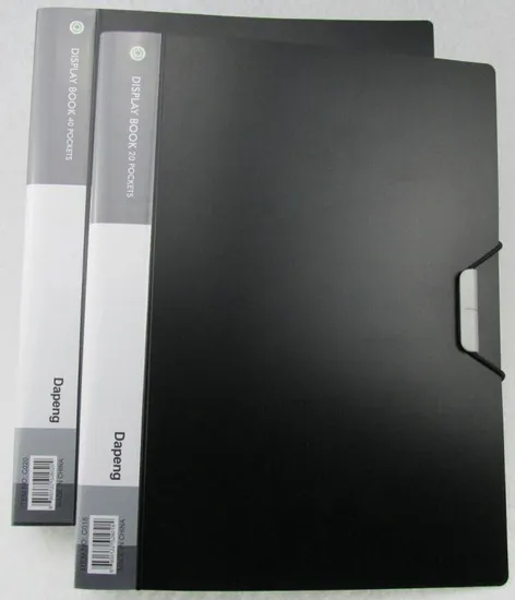 Black Good Quality Display Book 10/20/30/40/50/60/70/80/100 Pages