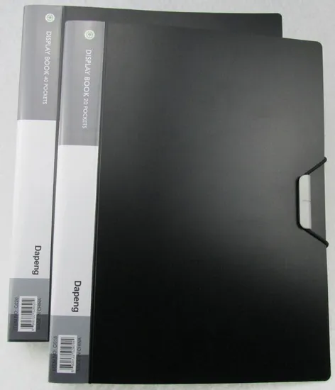 Black Good Quality Display Book 10/20/30/40/50/60/70/80/100 Pages