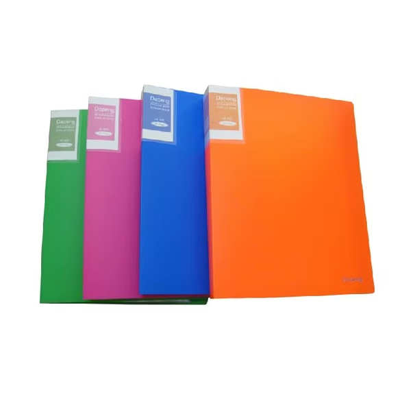 File Folder - Clear Book in Bright Color (F2109-1)