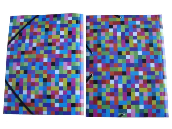 A4 Colorful 3 Cover Paper File Folder (L1002)