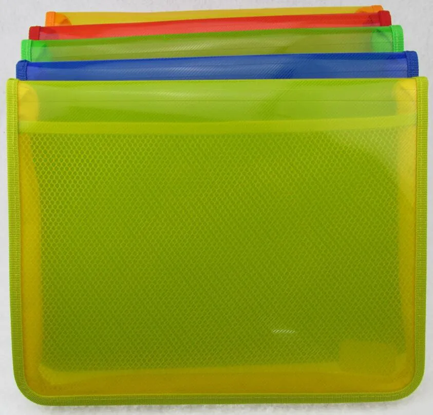 Zipper File Bag with Cloth Edge -6852 (6852)