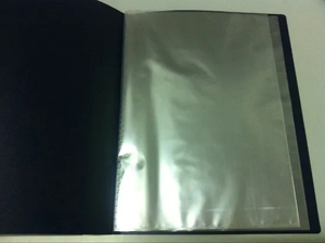 A4/ FC Best Sell Clearbook in 20/30/40/60/80 Pages