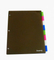 Index Tab Dividers, Plastic File Folder (B3105)