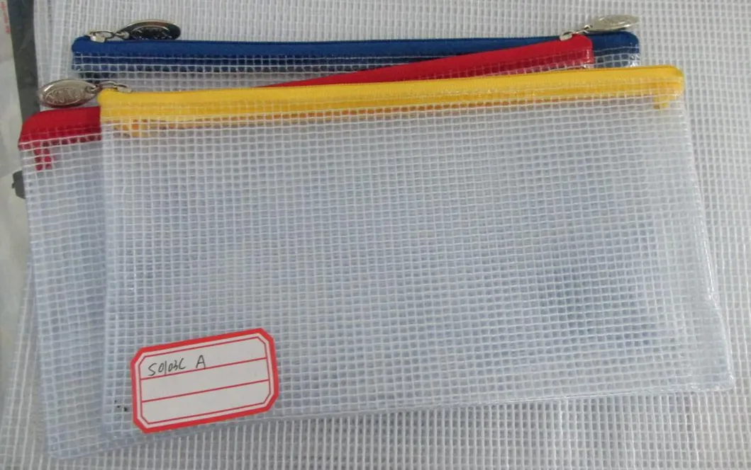 PVC Colorful Zipper Bag (V7101)