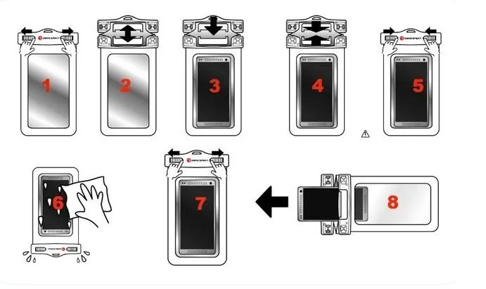Waterproof Underwater Pouch Dry Bag Case Cover for Phone