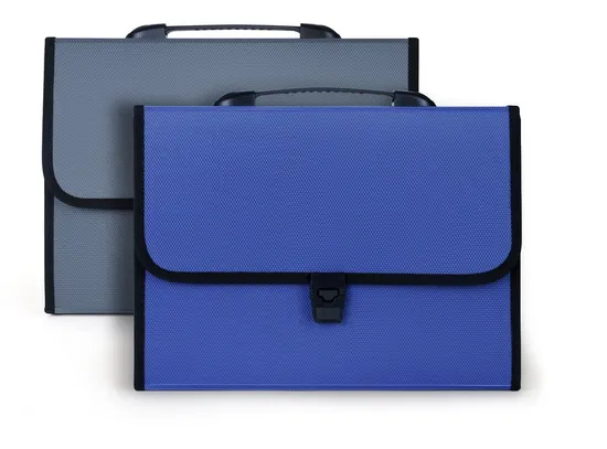 Expanding File with Zipper and Cloth Edge (6899)