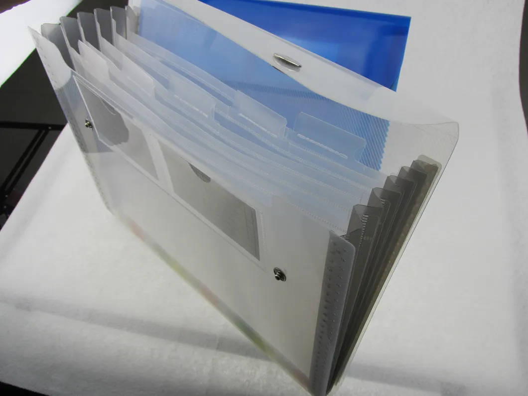 Folding File Bag in Green Color (E1541)