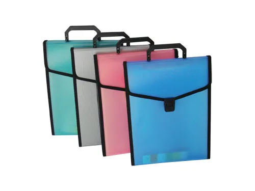 PP Expanding File with Handle, Cloth Edge and Injection Molding (E1113)