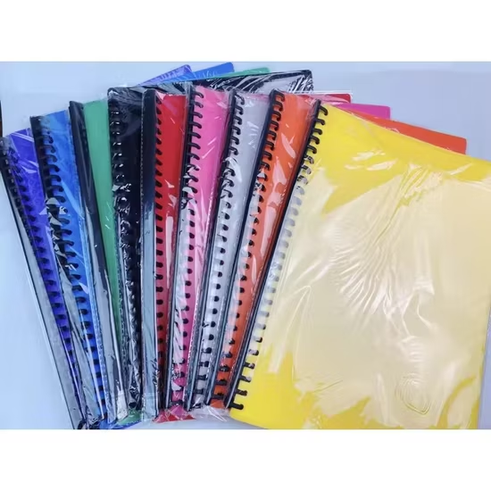 School Office 20 Sheets Clearbook Long and Short Size with Spiral