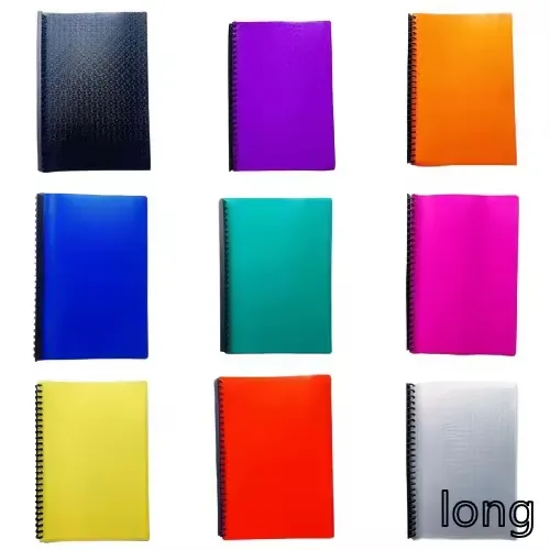 School Office 20 Sheets Clearbook Long and Short Size with Spiral