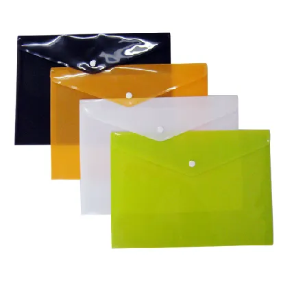 PP File Bag/ Button Wallet in Happy Color (F-A017)