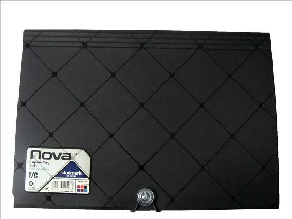 Expanding File with Printing Flower Logo (E1523)