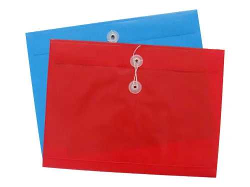 Transparent File Bag with Elastic Strap (F-A030)
