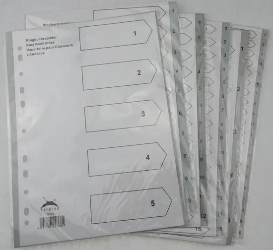 Grey Index Tab Divider (B3104)