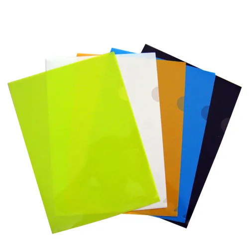 A4/FC Assorted Color L Shaped Folder (F-A014)