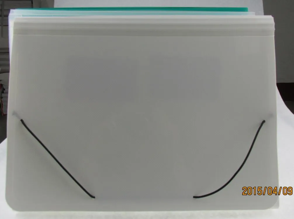 Customized Expanding File with Elastic/ File Bag/ Document Bag (E015)