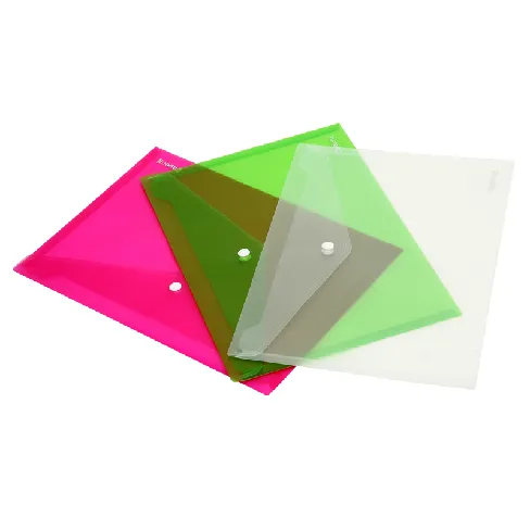PP File Bag/ Button Wallet in Happy Color (F-A017)