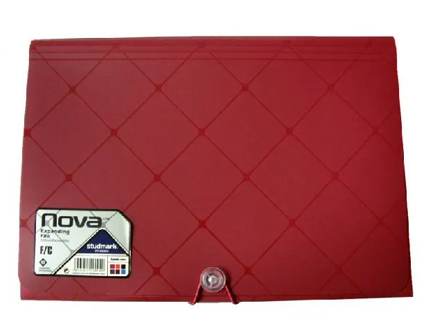 Expanding File with Printing Flower Logo (E1523)