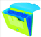 Expanding File with Printing Flower Logo (E1523)