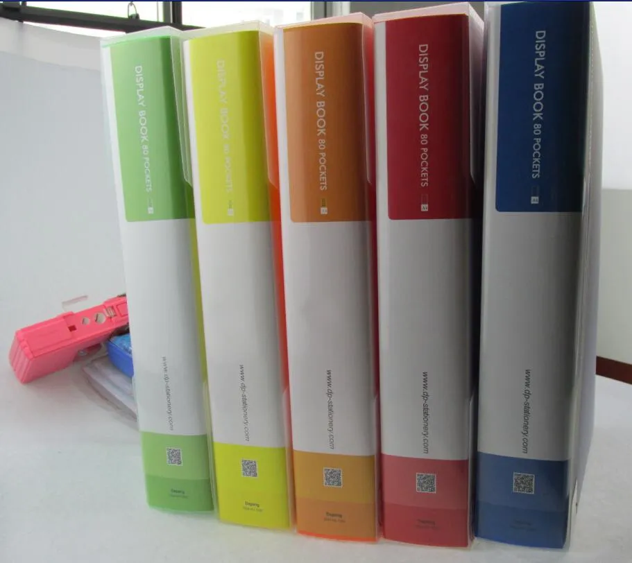 Black Good Quality Display Book 10/20/30/40/50/60/70/80/100 Pages