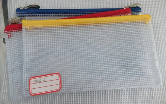 PVC Colorful Zipper Bag (V7101)