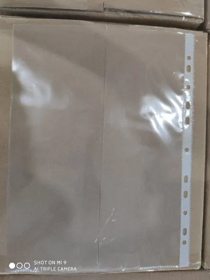 11 Holes PP Sheet Protector 0.045mm