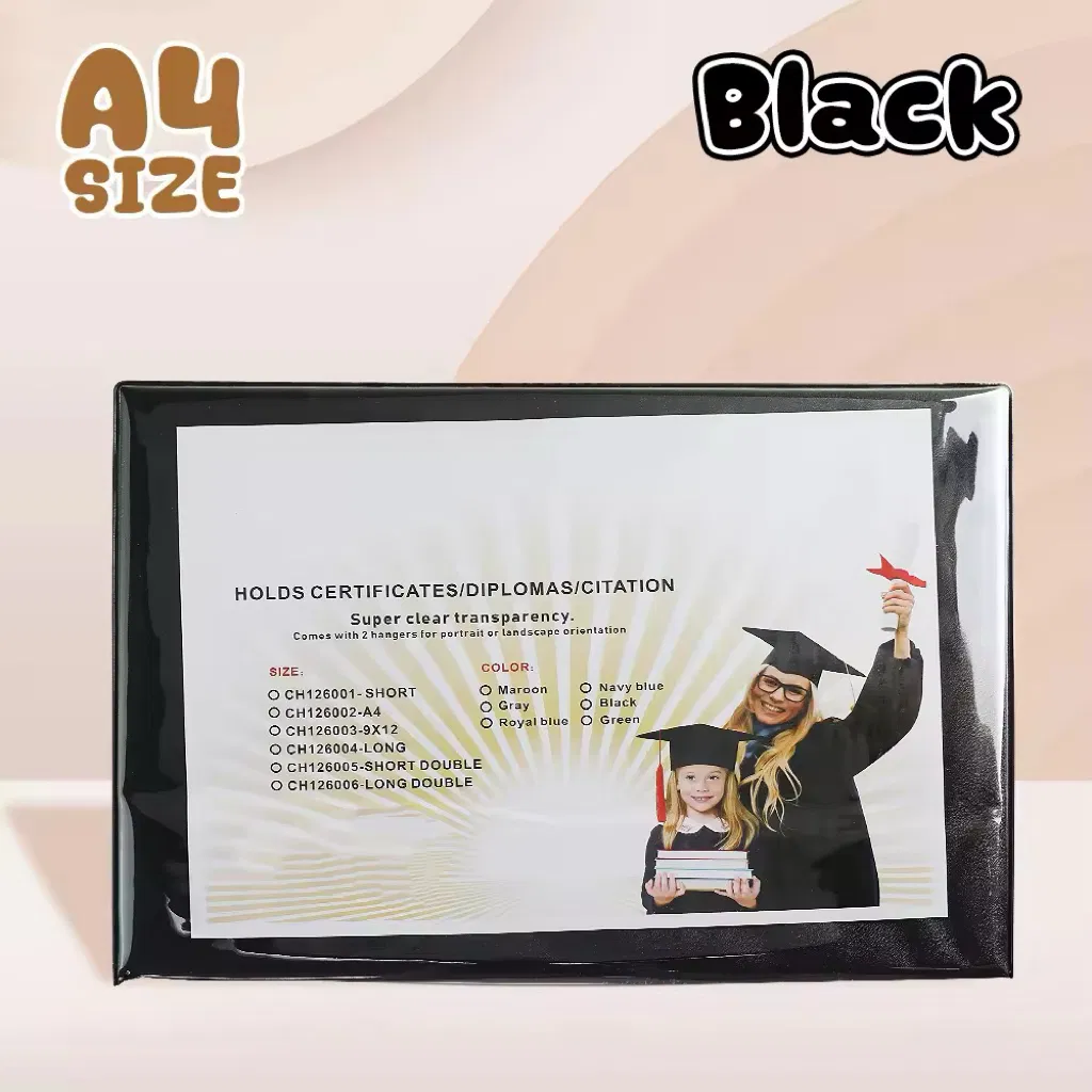 Single Sided Certificate Holder A4 Size