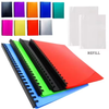 School Office 20 Sheets Clearbook Long and Short Size with Spiral